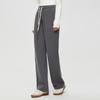 Women's High-Waist Solid Color Casual Long Pants
