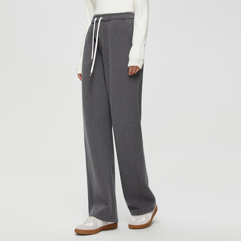 Women's High-Waist Solid Color Casual Long Pants