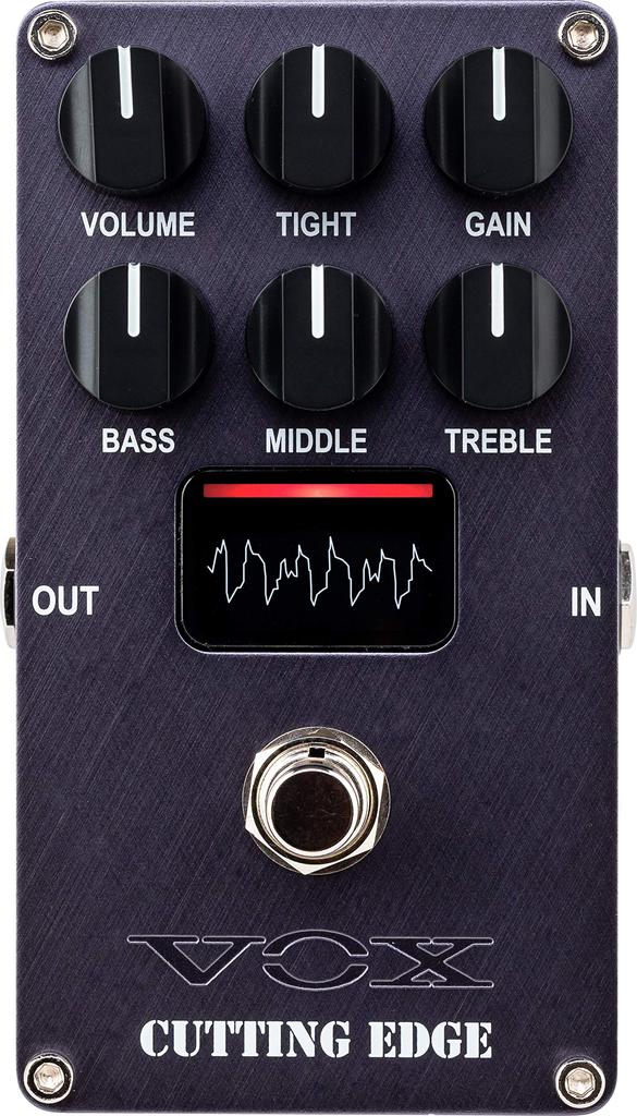 VOX - VALVENERGY Vacuum Tube Amplifier Pedal Effector Cutting Edge (VE-CE) + Strobe Pedal Tuner VXT-1 Set