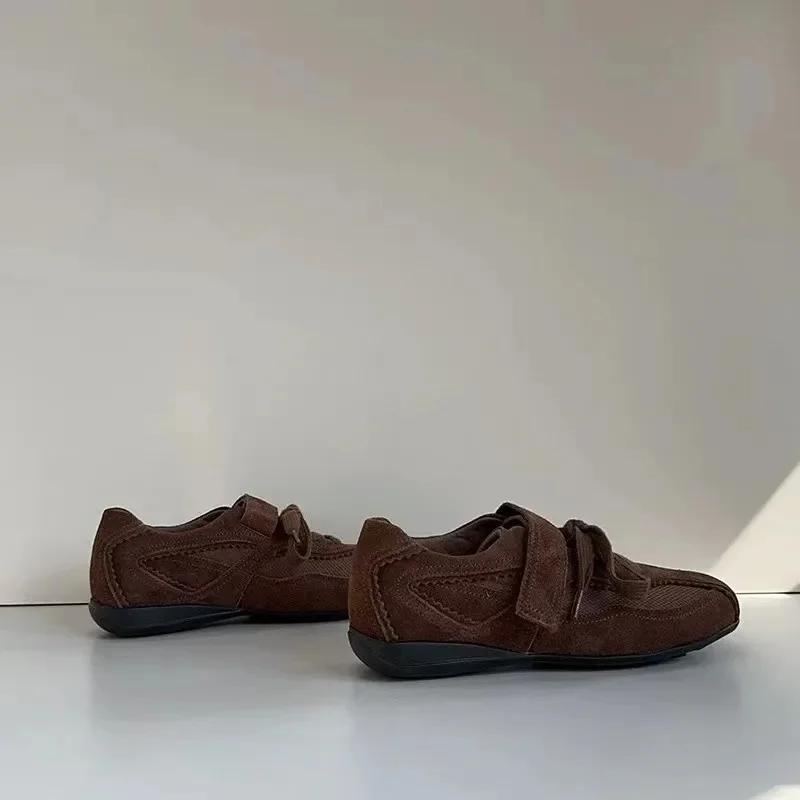 Retro Lace up Magic Stick Spring New CasualWomen Korean Style Ballet Training Shoes Sports Shoes Agan Shoes