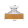 Saxophone Mute, Alto Saxophone Mute, Rustproof, Durable, Easy Installation, Ultra-lightweight, Compact, for Saxophone Practice, Beginners, Sound