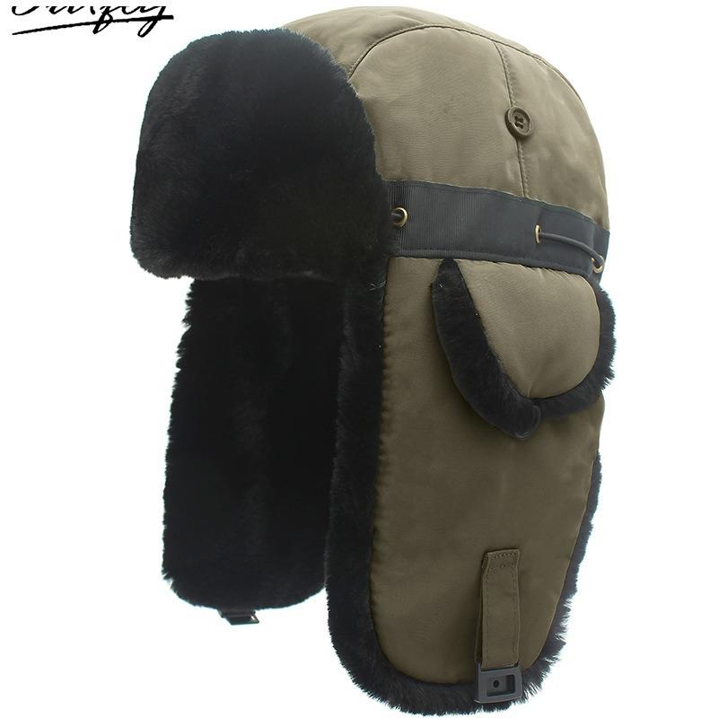 Fleece Cold-proof Hat Autumn and Winter Imitation Rabbit Fur Thickened Warm Ear Protection Hat Cycling Ski Hat Men