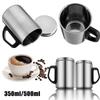 Insulated Stainless Steel Travel Camping Double Walled Vacuum Flask Tea Cup Water Bottle Coffee Mug