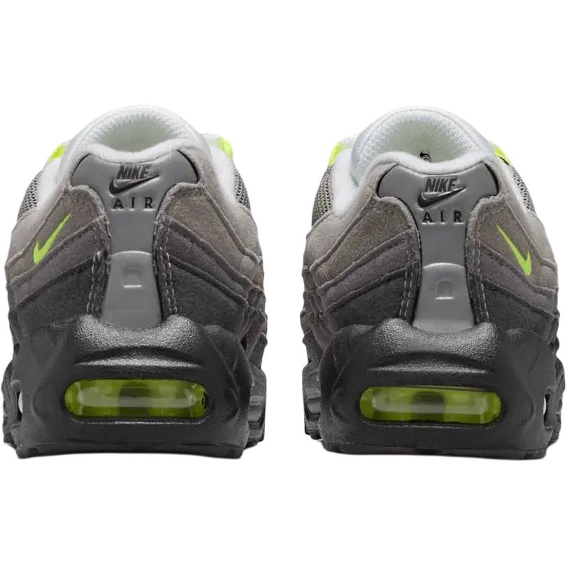 Nike Air Max 95 PS Neon 2026 Kids Sneakers Grey Black Neon-Yellow 905461-050