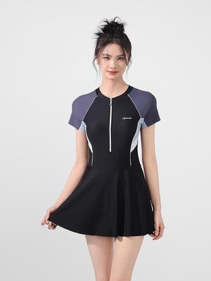 Costume da Bagno Intero da Donna in Nylon - Sportivo e Pronto per la Piscina per l'Estate