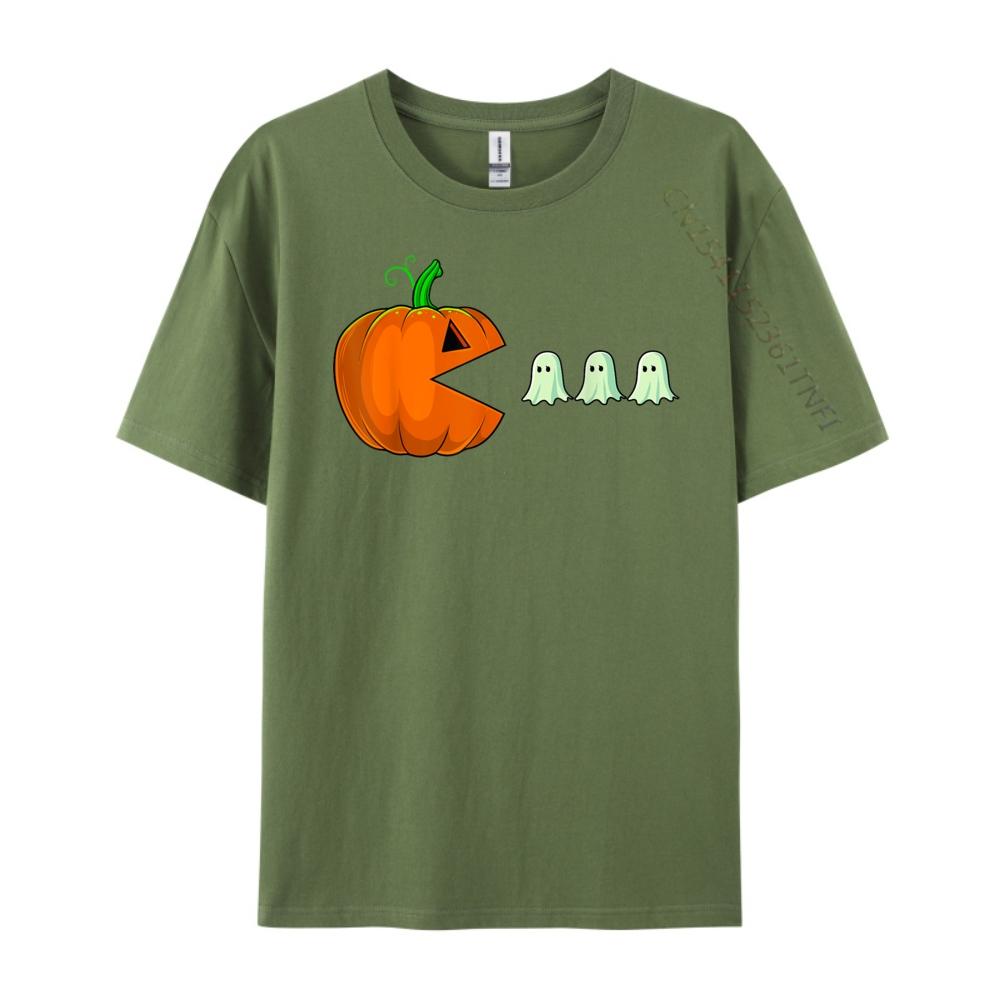 Halloween Pumpkin Funny Ghosts Boys Kids Women Men Shirts Graphic Tee Female Durable and Wearresistant Halloween