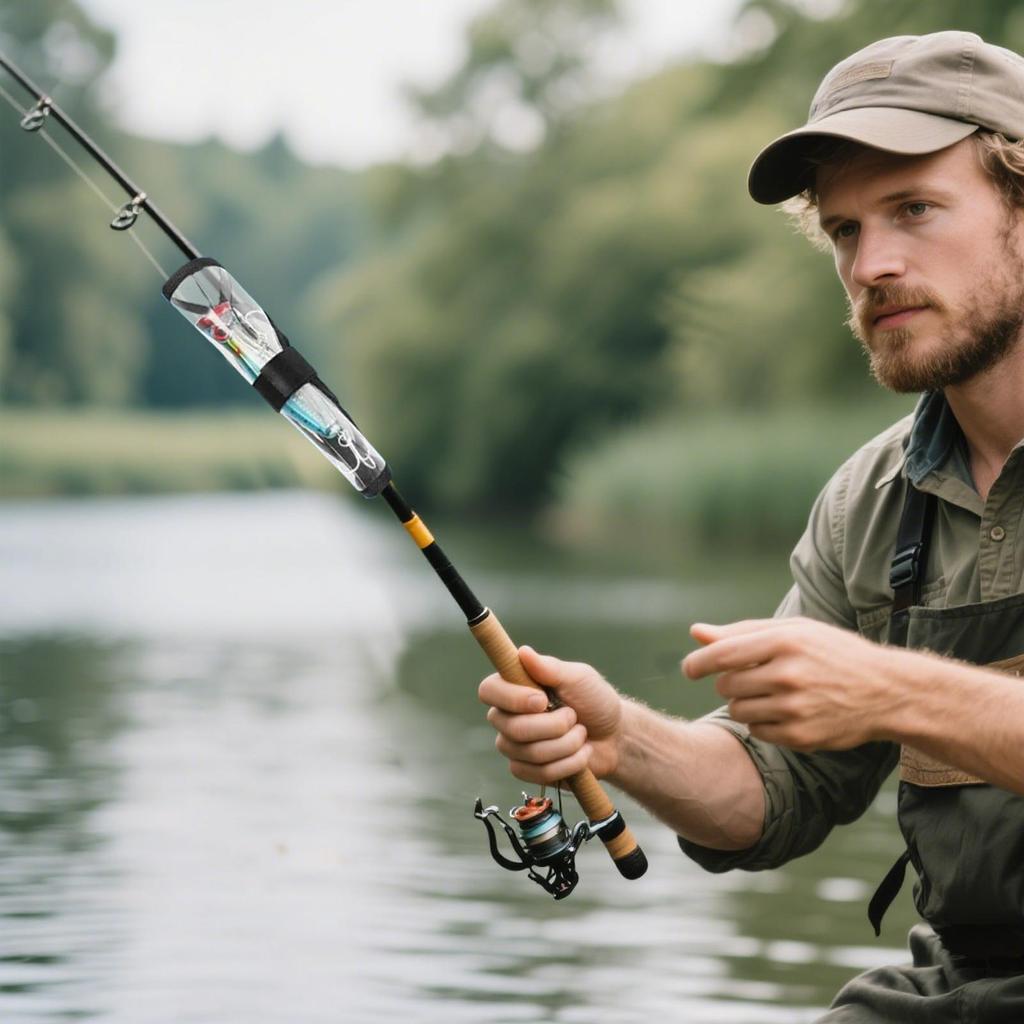 Lure Wrap Clear Bait Protector Bait Wrap For Men Angler Bass Catfish Saltwater Freshwater Lake River Sea Fishing