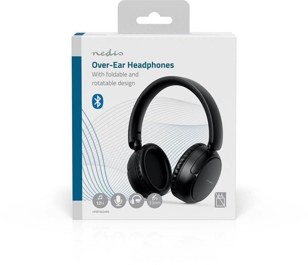 Наушники Nedis HPBT4024BK черный