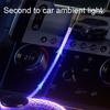 66w RGB Fast Charging Cable Compatible For Iphone Type-c Micro Usb Charger Cable Cool Colorful Glow Data Line