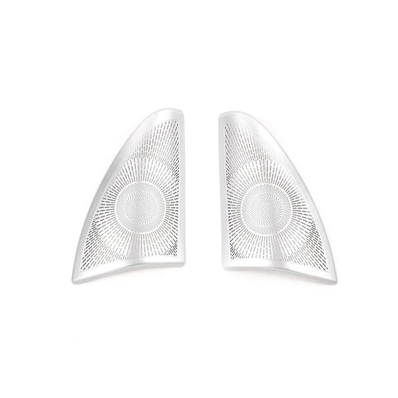 For Land Rover Range Rover Sport L320 2010-13 Stainless Steel Car Door Tweeter Audio Speaker Cover Trim Sticker Car Accessories