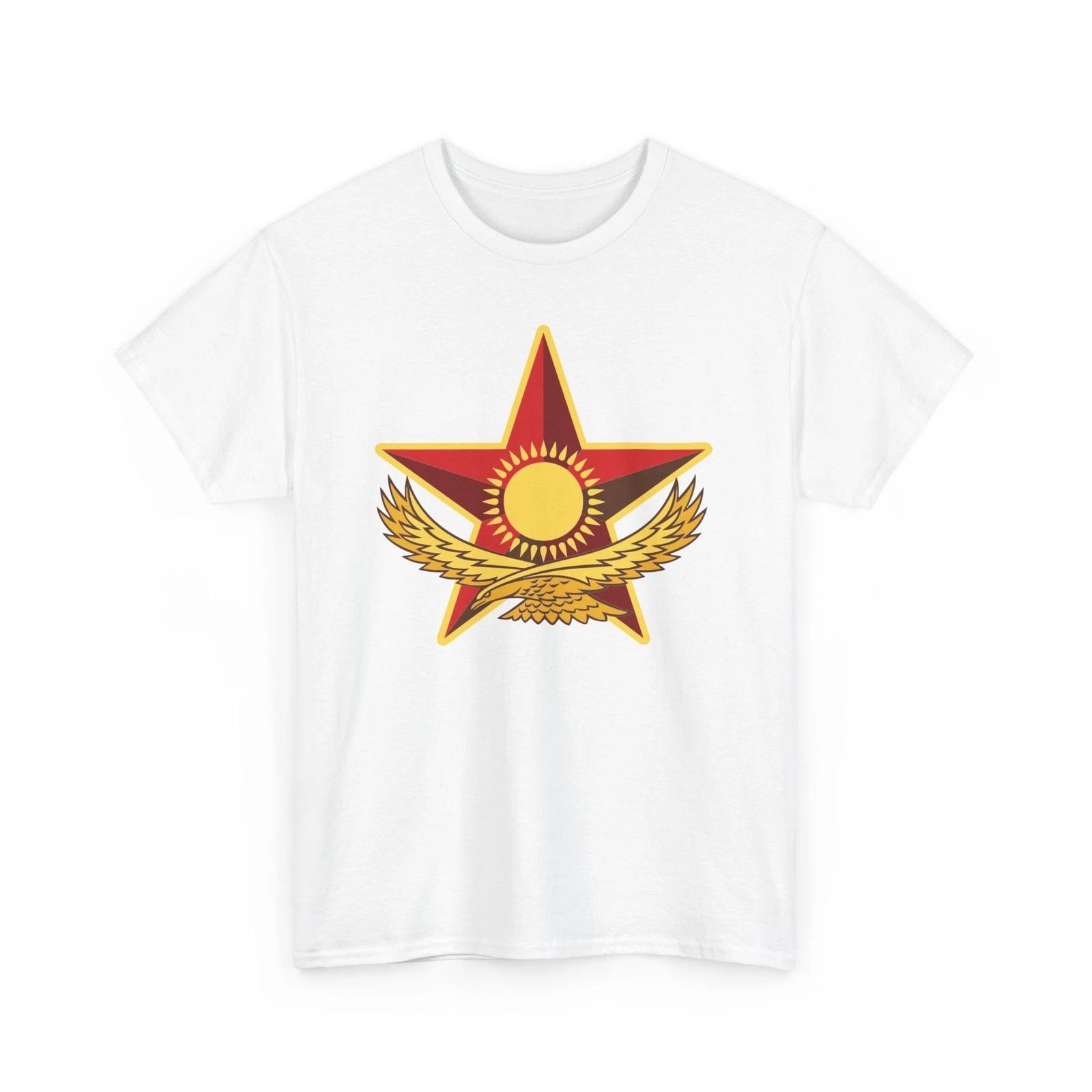 Kazahkstan Armed Forces - Military Logo Graphic Gildan Cotton Tee 3XL