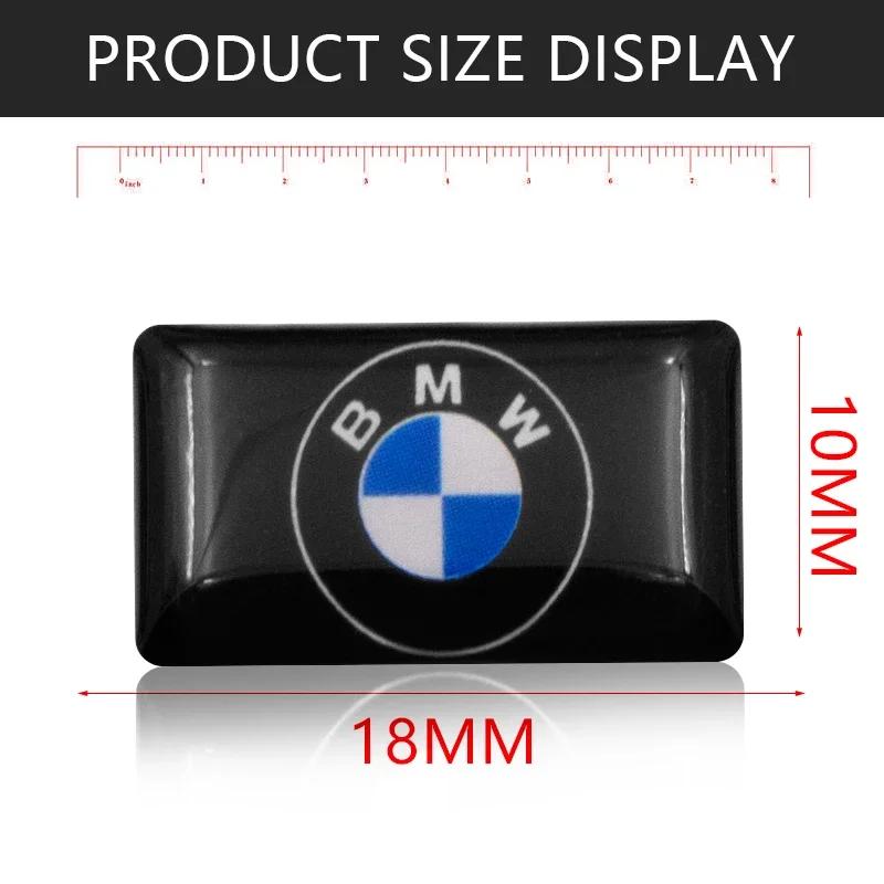 10 pcs Car styling For Bmw e46 e90 e60 e39 f30 e36 f10 f20 e87 e92 e30 e91 X1 Car steering wheel sticker Car Emblem Badge Sticke