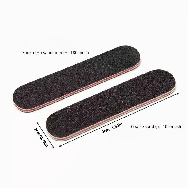 Xiaomi 25Pcs Mini Double Sided Nail Files Disposable Emery Boards Sandpaper Nail Buffers Portable Travel Manicure Pedicure Tools