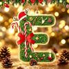 Acrylic 26-letter Christmas Tree Hanging Decorative Item with Flat Printing - Personalized Christmas Decoration