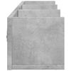 Wall Cabinets 2 pcs Concrete Grey 75 x 18 x 16.5 cm Engineered Wood