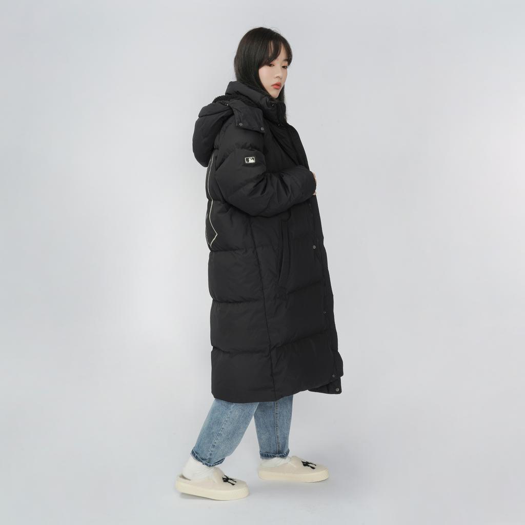 New MLB Down Jacket Winter Long Unisex Black 3ADJEC816-50BKS