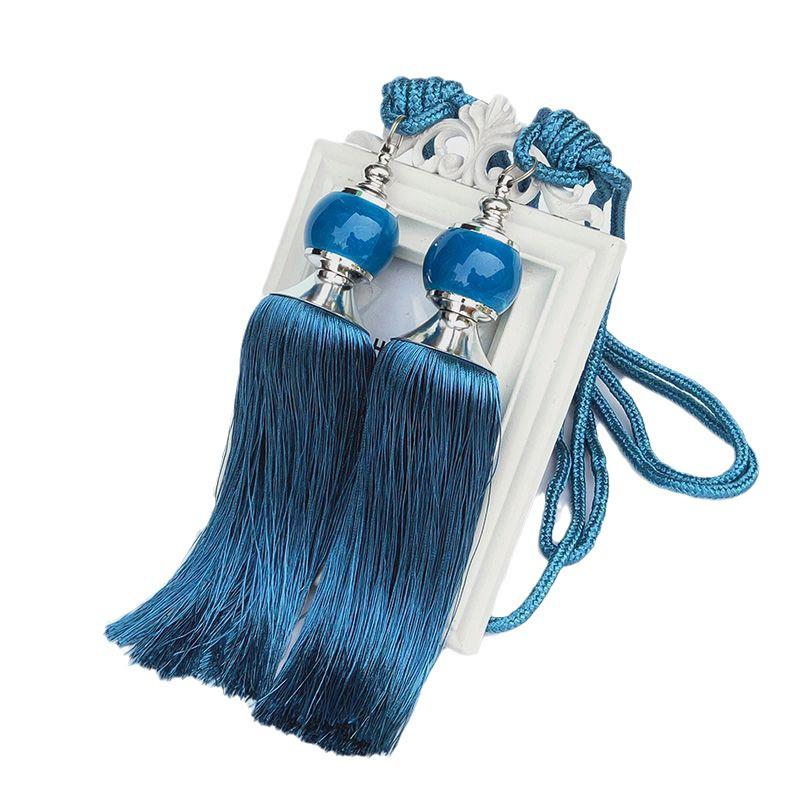 Jade Tassel Fringe Curtain Tie for Living and Bedroom Decor
