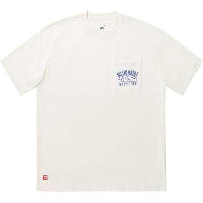 Li Ning X Billionaire Boys Club Collaboration Skateboard Series Loose Fit Crew Neck Short Sleeve T-Shirt Men T-Shirt Off-White AHSUC09-1