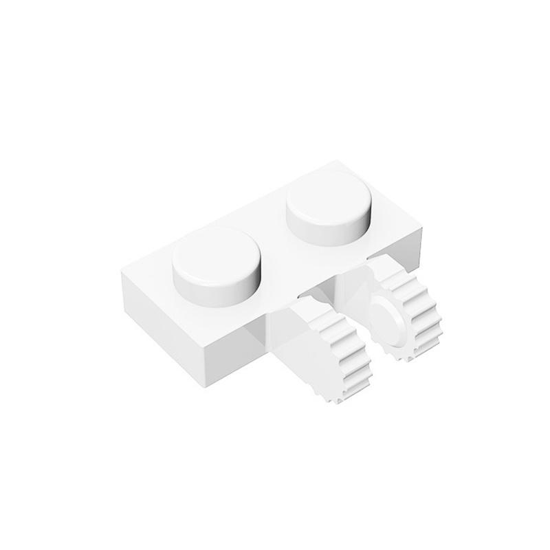 20pcs MOC Compatible Assembles Particles 60471 Hinge Plate 1 x 2 Locking with 2 Fingers on Side Building Blocks Parts DIY Toys