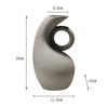 Creative StackedCeramic Vase Modern Geometric Plant Pots Table Decoration Flowers Arrangement Floral Vases Room Aesthetic Decor