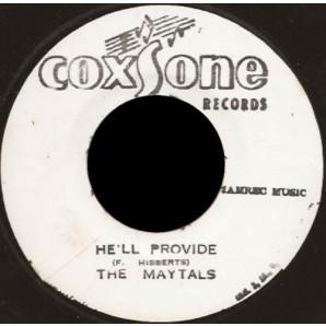 7inch Record MAYTALS / DELROY WILSON - He'll Provide / Give Love A Try NONE Coxsone Records 2013 Jamaica Obi Reggae, Ska & Dub Used