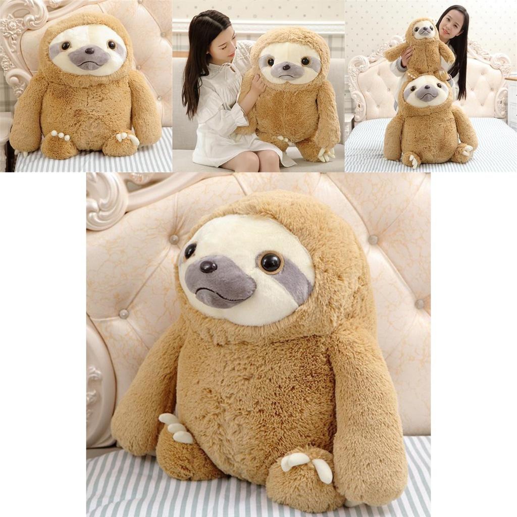 Adorable Giant Sloth Stuffed Plush Toy Pillow Cushion Perfect For Christmas Gifts