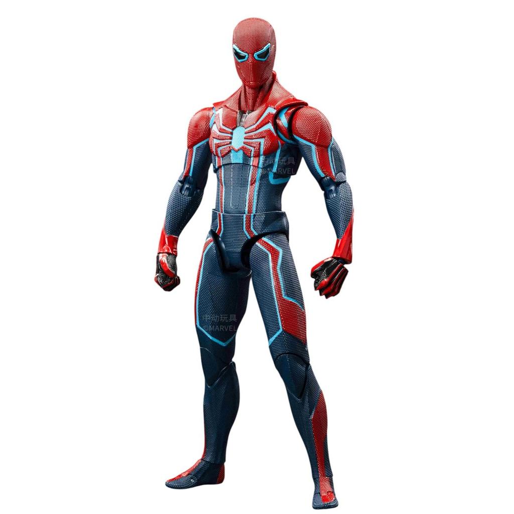 ZD Toys Spider-Man Velocity Suit 7-Inch X-Series Painted Action Figure ABS PVC Collectible Toy with Accessories and Stand