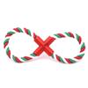 Christmas Cotton Rope Knot Toys - Bite-Resistant Teething Supplies for Dogs