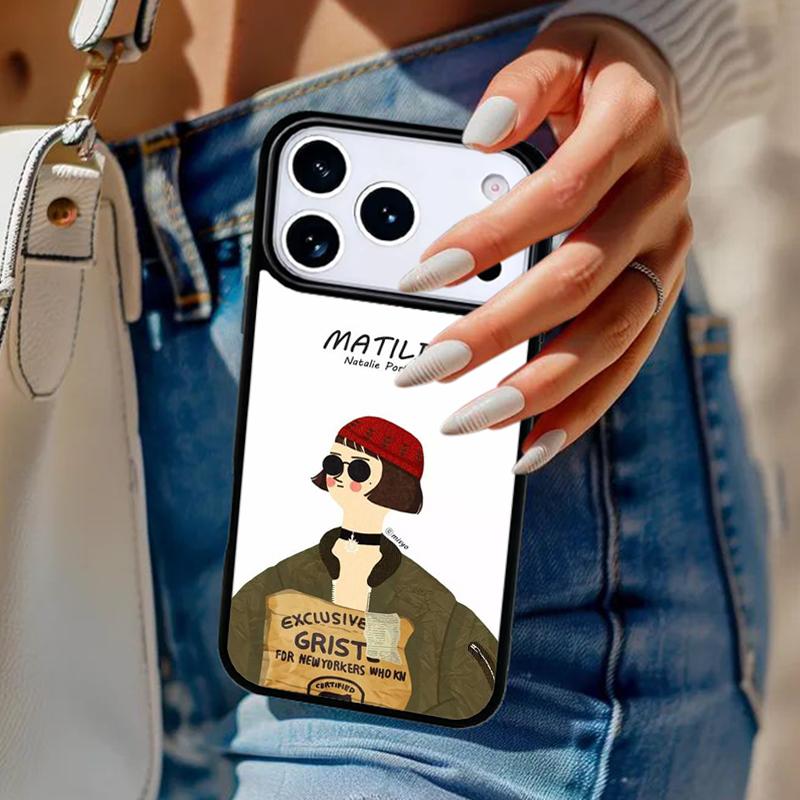 Leon Movie Phone Case For iPhone 17 Air 14 15 13 12 Max Cover For Apple 16e 11 Pro Max Plus Coque