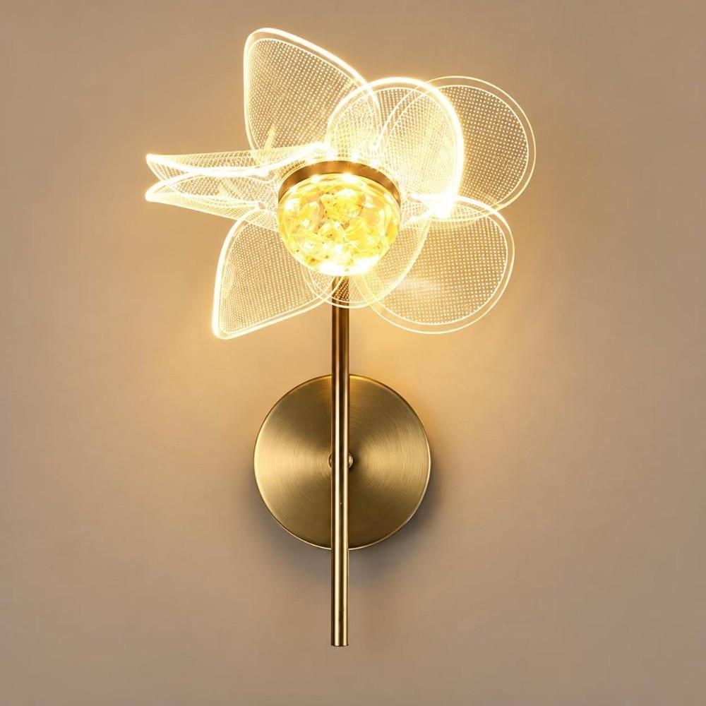 Flower Shaped Wall Mount Light 85-265V Sconce Modern Wall Sconce  Vanity Area