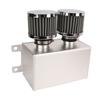 1200ml Oil Catch Can Kit Engine   Baffle Dual Filter Oil   Reservoir AN8 Hose Fitting
