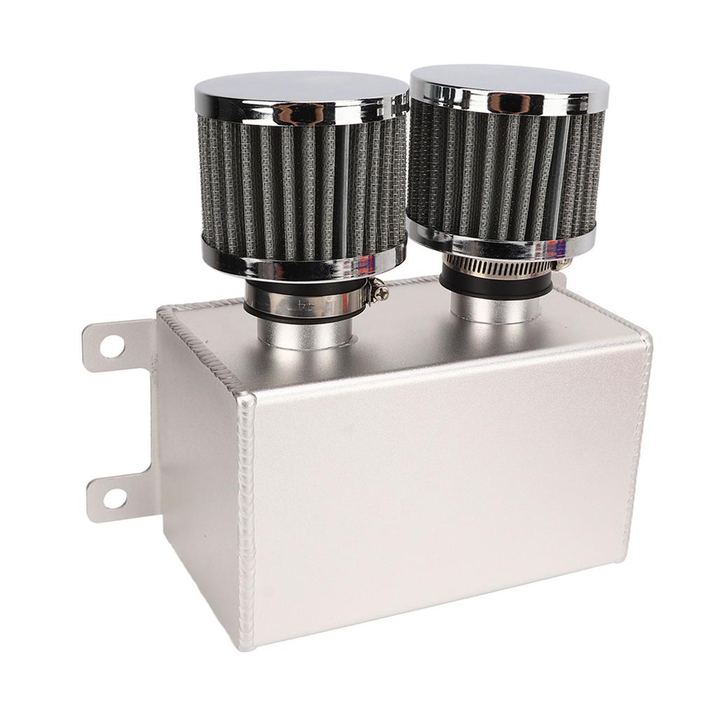 1200ml Oil Catch Can Kit Engine   Baffle Dual Filter Oil   Reservoir AN8 Hose Fitting