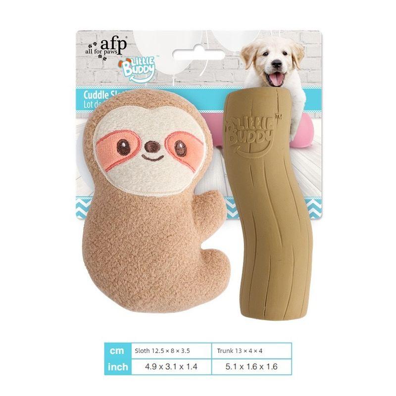 

AFP Игрушка со звуком для собак Устойчивая к укусам Молярная Игрушка для щенков Звуковая Снимающая стресс Удобный гаджет Зоотовары Латексный Щенок Плюшевый Sloth + Trunk