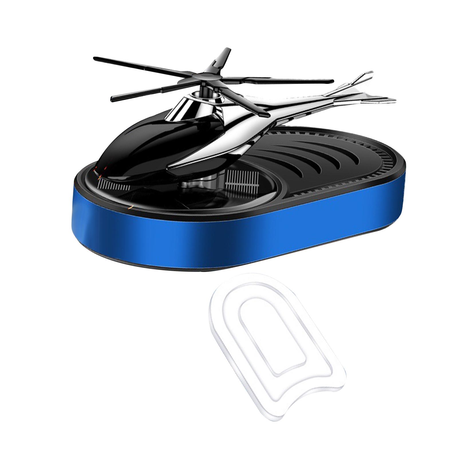 

Солнечный освежитель воздуха для самолета, диффузор духов, автомобильный ароматизатор, беззвучный, устойчивый, базовый автомобиль синий