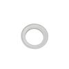 White Light Socket Shade Ring, Aluminum Lamp Retainer Rings Replacement for Glass Light Fixture Porcelain Lamp Holder, Threaded Diameter 39mm