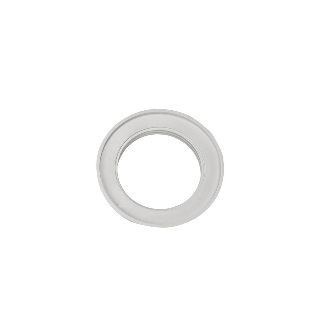 White Light Socket Shade Ring, Aluminum Lamp Retainer Rings Replacement for Glass Light Fixture Porcelain Lamp Holder, Threaded Diameter 39mm