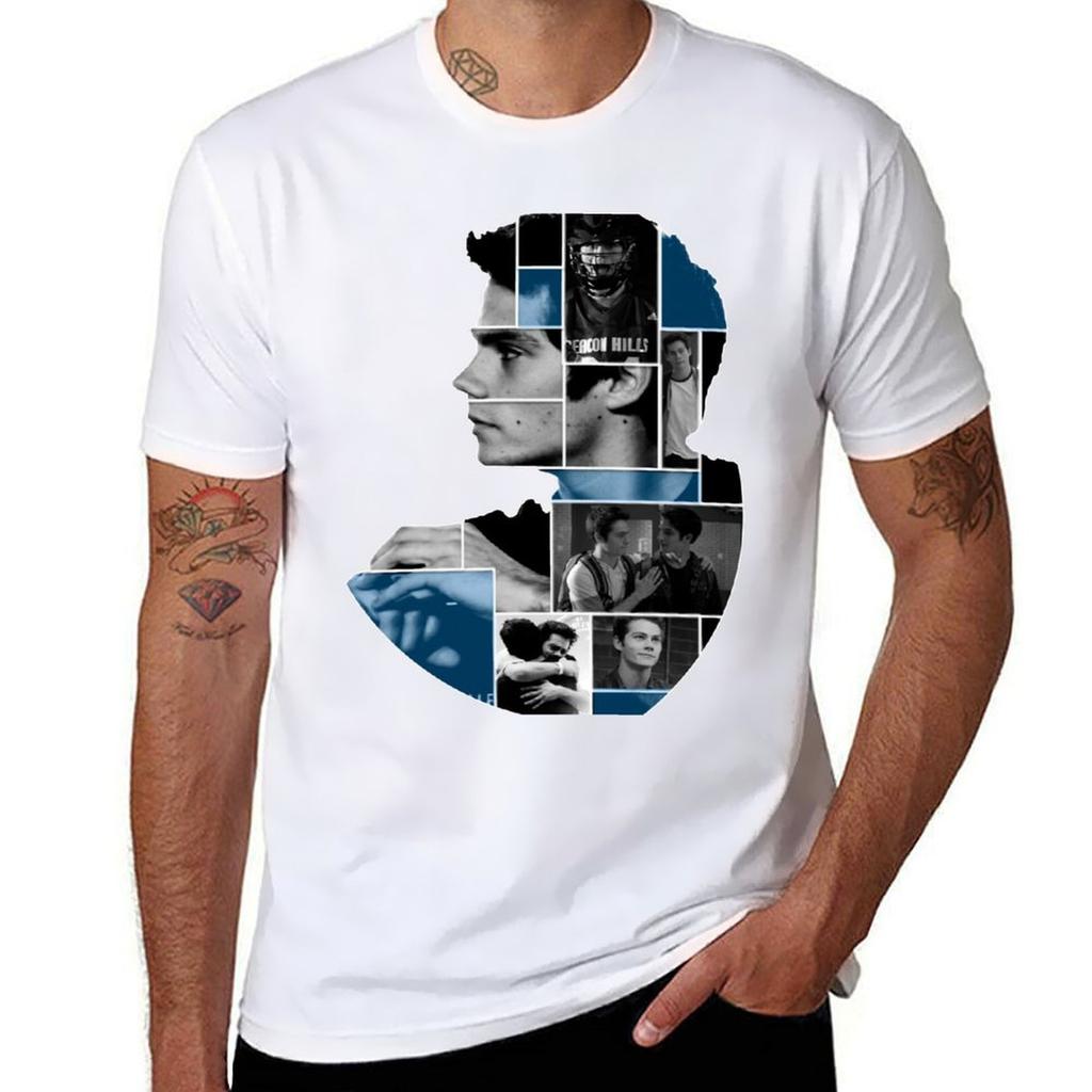 Dylan O Brien Squares Tshirt Large Size Basic Casual Tshirt