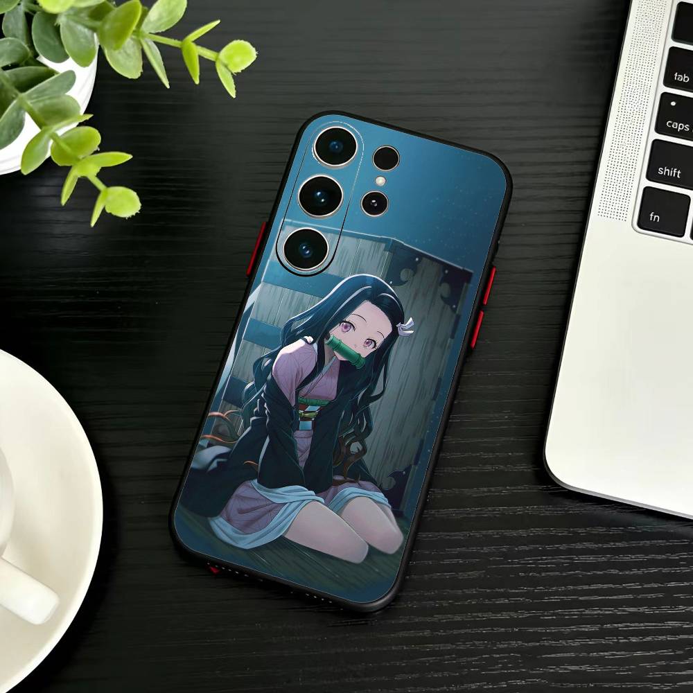 Nezuko P-Kamado Phone Case For Samsung S26,S25,S24,S23,S22,S21,S20,Plus,Fe,Lite,Others Black Cover