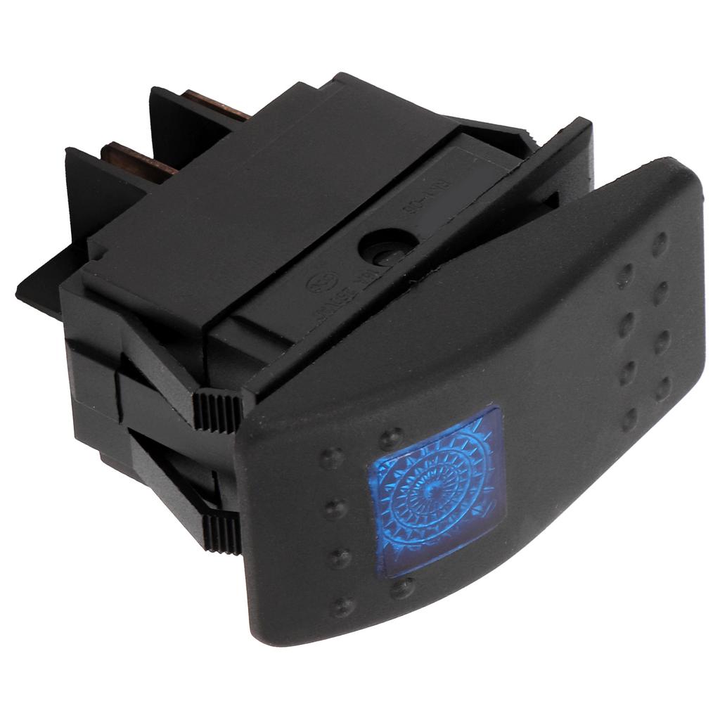 Boat Rocker Switch LED Light Bar Rocker Switch Rocker Power Switch 16A 250VAC for Electric Car