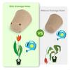 100X Sustainable Nursery Cups 8cm Diameter For Growth Development B03E