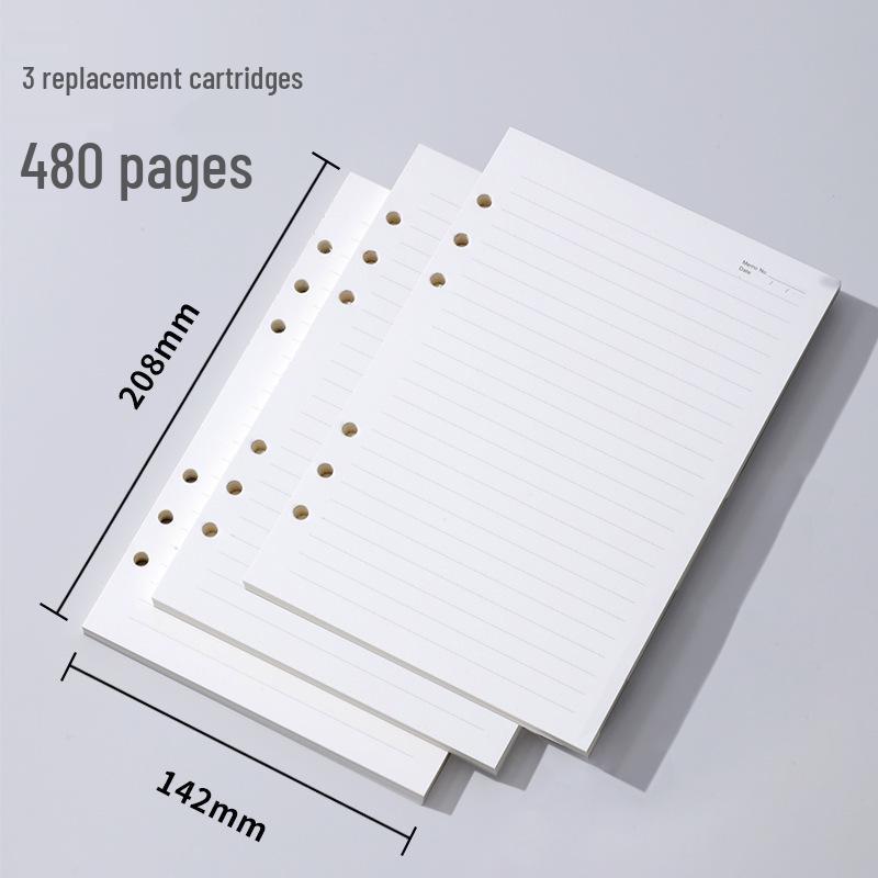 Custom A5 Loose-Leaf Business Office Notebook & Diary Set with Logo