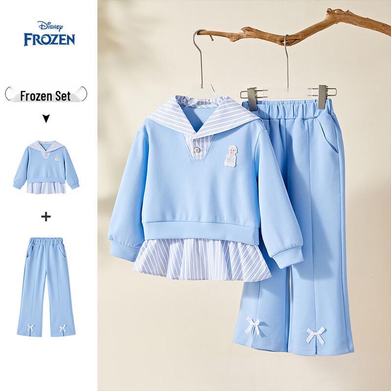 Disney Girls' Spring Casual Faux Two-Piece Set