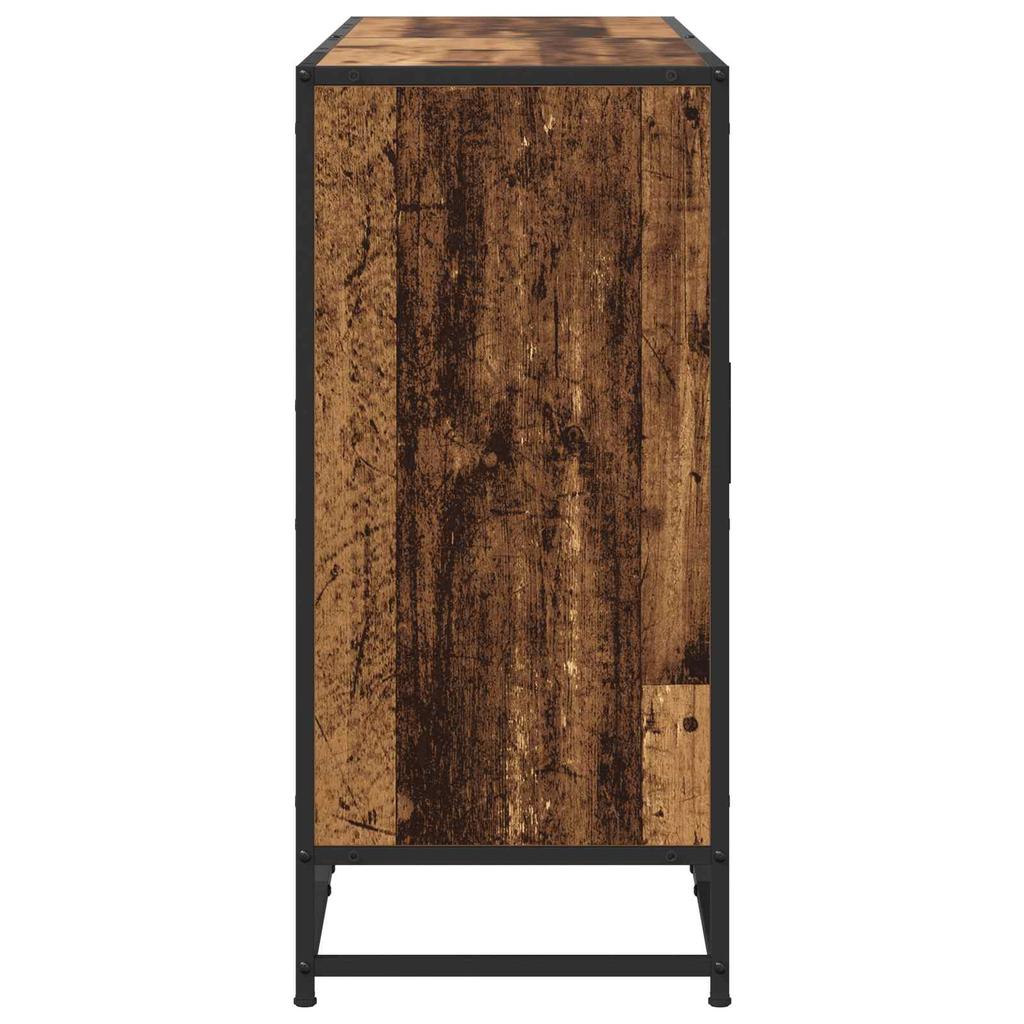 Sideboard Reclaimed Wood 134 x 35 x 76 cm Engineered Wood