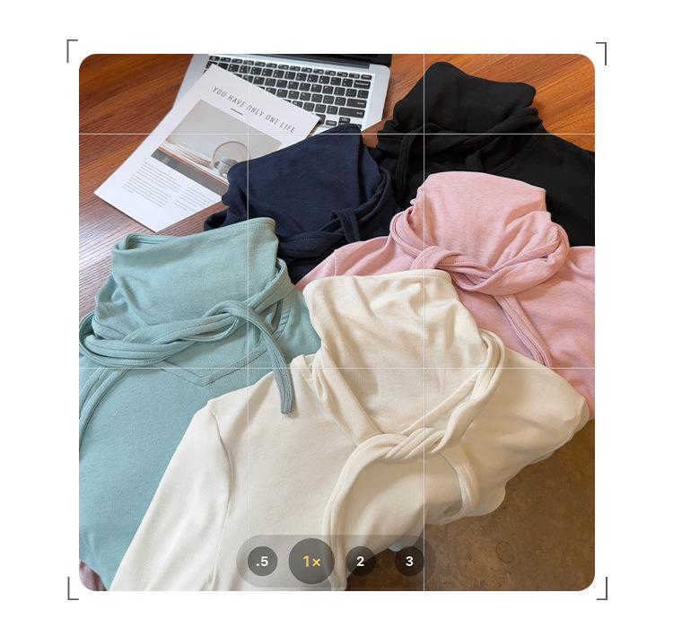 In Stock: Women's High-End Autumn/Winter 2026 Bow Tie Lace Wool Base T-Shirt