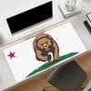 Nation California Bear Mouse Pad Nonslip Rubber Computer Mat Gamer Balance Decoracion Deskmat Laptop Office Large