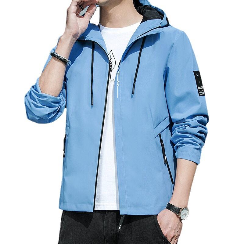 Všestranný ležérní top ve stylu Hongkongu, volná bunda jednobarevná, korejská verze, trendy jarní a podzimní modely