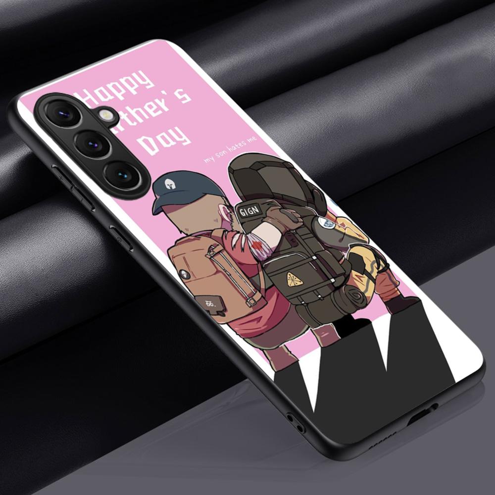 

Rainbows Sieges 6 hot game poster Phone Case For Samsung Galaxy S26 S25 S24 S23 S22 S21 Plus Ultra Note20 Soft Black Galaxy S23 Ultra