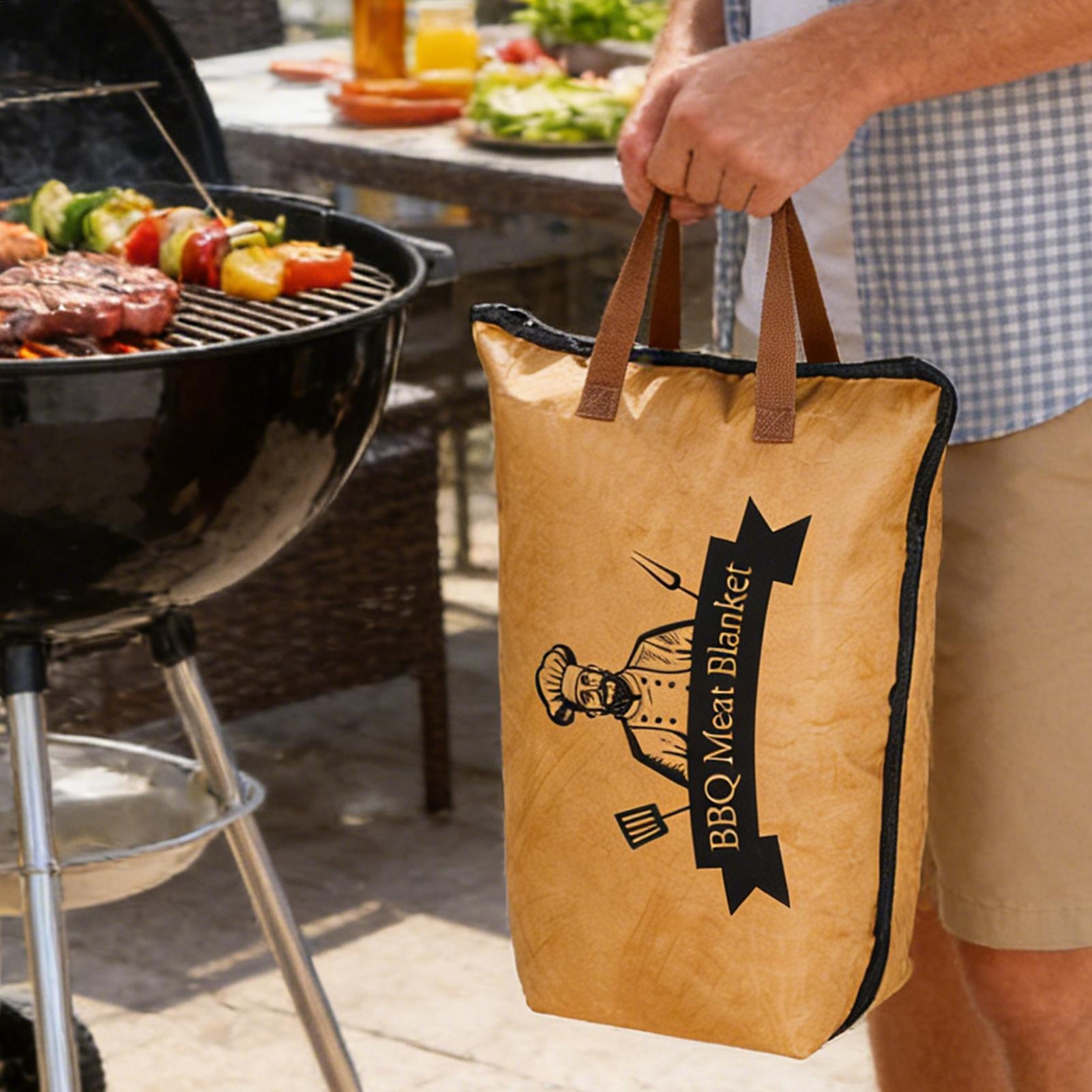 Meat Resting Bag Heavy Duty Insulated Wide Mouth Reusable Barbecue Bag BBQ Accessories Meat Resting Blanket For Grill Lovers China Mainland