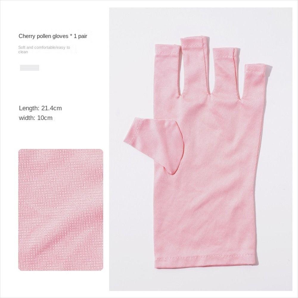 1Pair Hand Protector Anti UV Radiation Gloves Nail Lamp Protection Gloves  for Nail UV LED Lamp