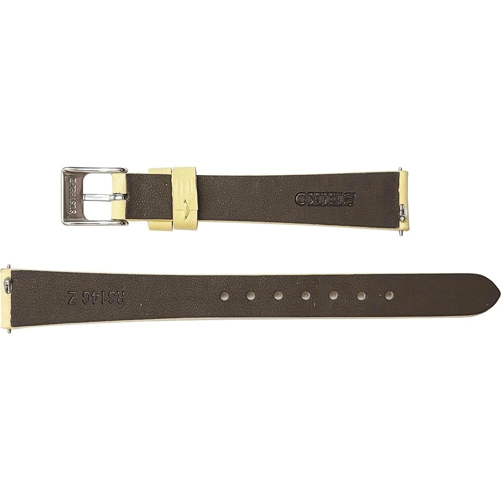 Seiko Watch Band 12mm 13mm 14mm Smooth Leather Smart Change Women's Black Beige Gray Orange Cream
